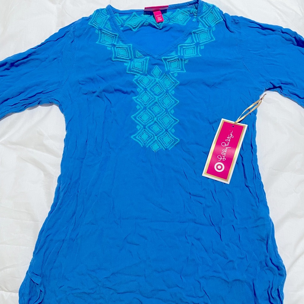 NWT Lily Pulitzer for Target Tunic in blue size small